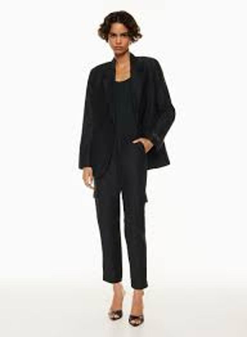 NWT Babaton Titan Cargo Pants Women Elevated Basics Black Straight Leg Women 6